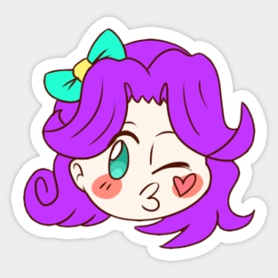 Chibi Abby Head Sticker